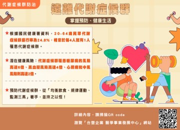 代謝症候群防治懶人包-掌握預防、健康生活，從現在開始！
