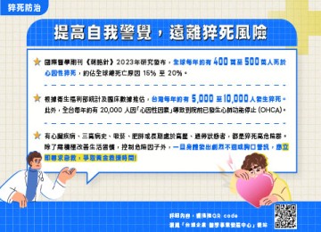 猝死防治懶人包-生死一瞬間，留心身體徵兆